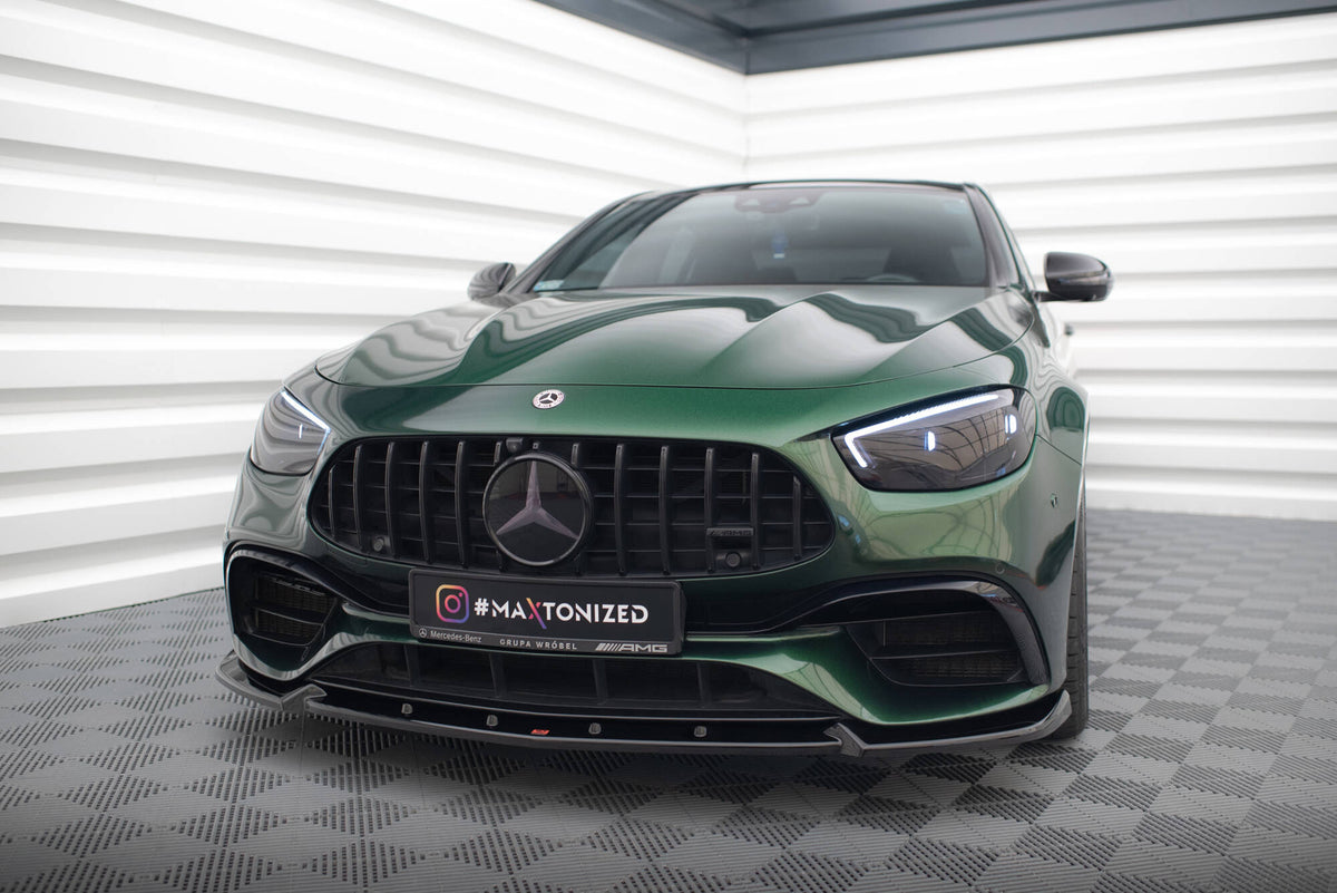 Front Splitter V.2 suitable for Mercedes-AMG E63 W213 Facelift