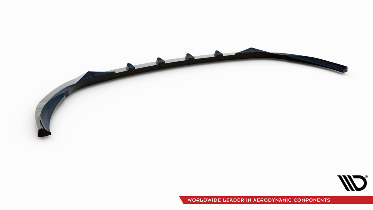 Front Splitter V.2 suitable for Mercedes-Benz C AMG Line Sedan / Coupe / Estate W205 / C205 / S205 Facelift