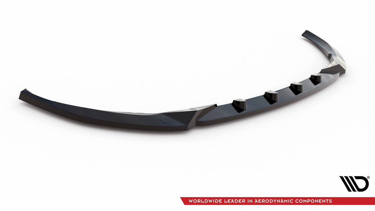 Front Splitter V.2 suitable for Mercedes-Benz C AMG Line Sedan / Coupe / Estate W205 / C205 / S205 Facelift