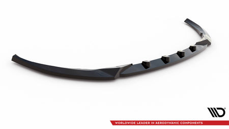 Front Splitter V.2 suitable for Mercedes-Benz C AMG Line Sedan / Coupe / Estate W205 / C205 / S205 Facelift