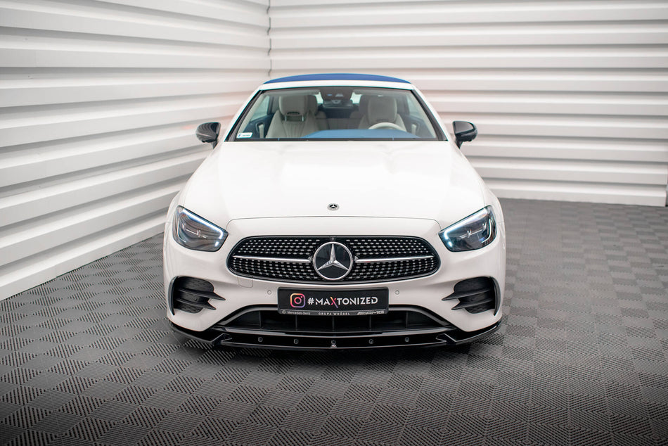 Front Splitter V.2 suitable for Mercedes-Benz E-Class W213 Coupe Facelift (C238 Facelift) / Cabriolet (A238 Facelift) AMG-Line / 53 AMG