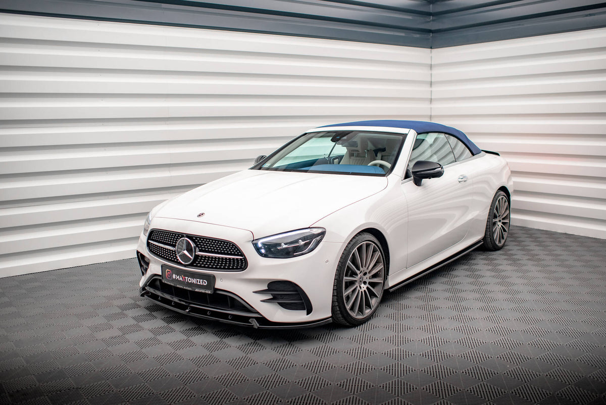 Front Splitter V.2 suitable for Mercedes-Benz E-Class W213 Coupe Facelift (C238 Facelift) / Cabriolet (A238 Facelift) AMG-Line / 53 AMG