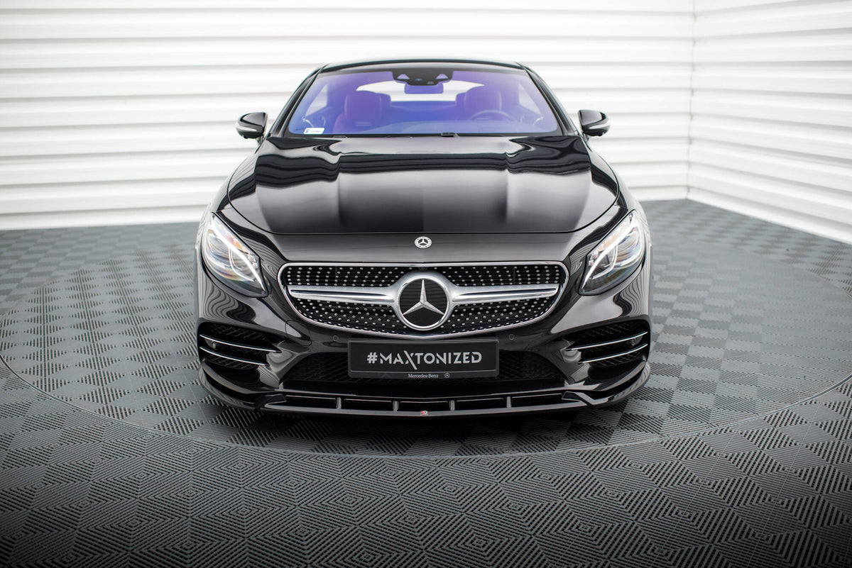 Front Splitter V.2 suitable for Mercedes-Benz S Coupe AMG-Line C217 Facelift