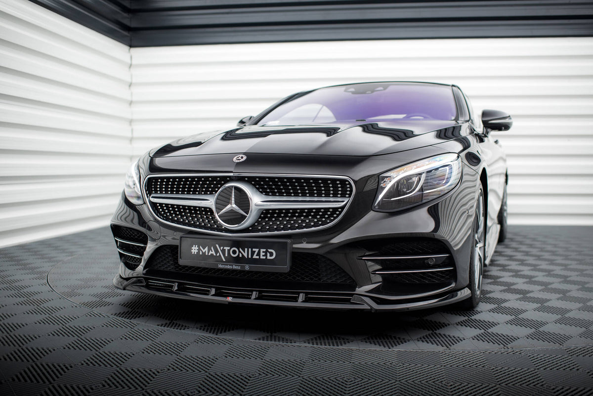 Front Splitter V.2 suitable for Mercedes-Benz S Coupe AMG-Line C217 Facelift