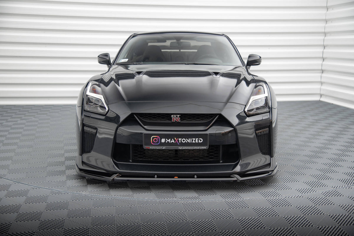 Front Splitter V.2 suitable for Nissan GTR R35 Facelift