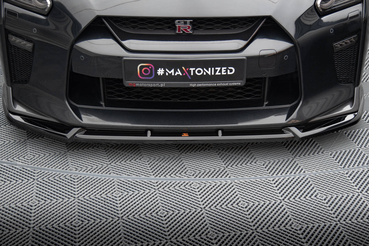 Front Splitter V.2 suitable for Nissan GTR R35 Facelift