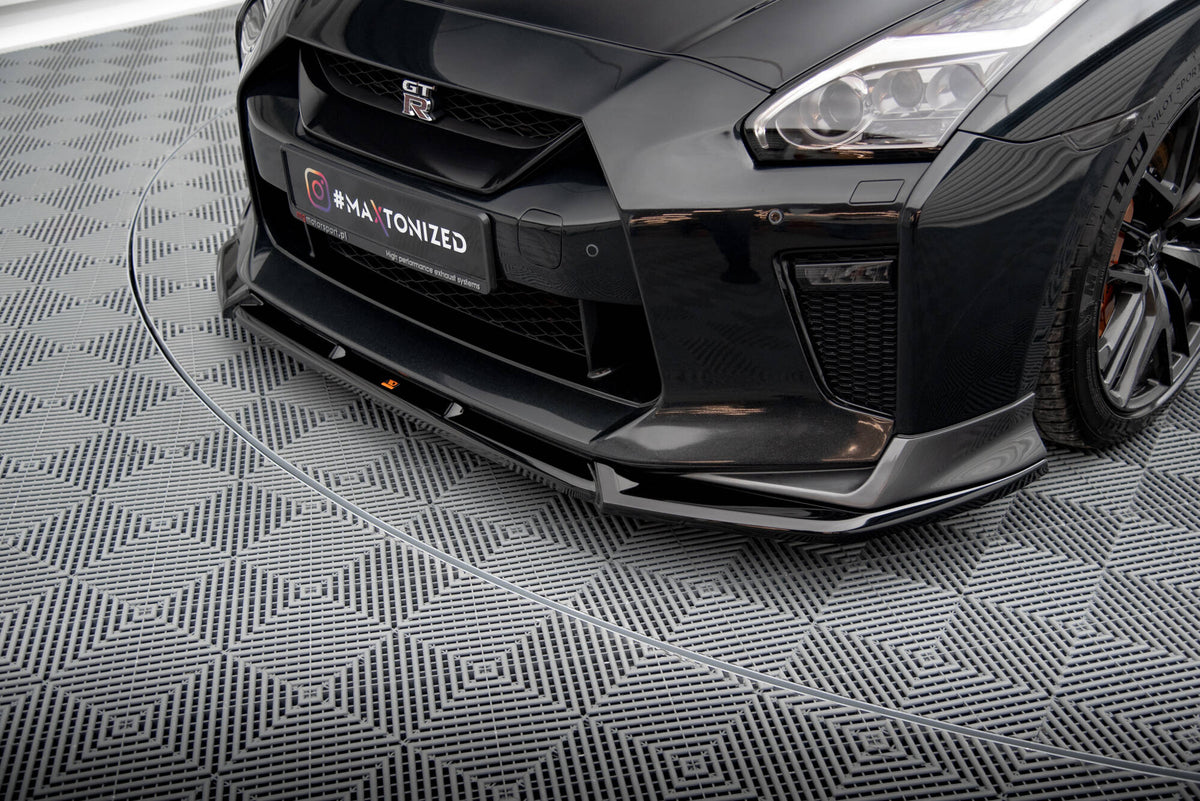 Front Splitter V.2 suitable for Nissan GTR R35 Facelift
