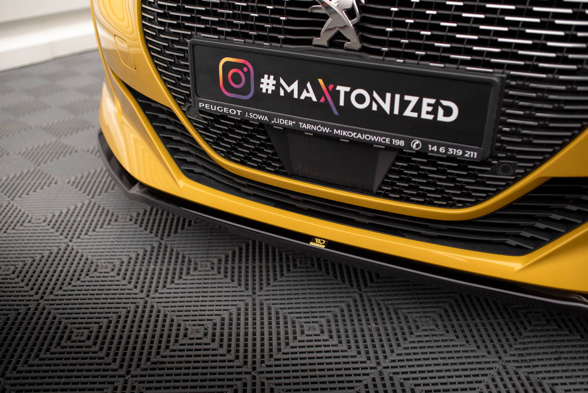 Front Splitter V.2 suitable for Peugeot 208 GT Mk2
