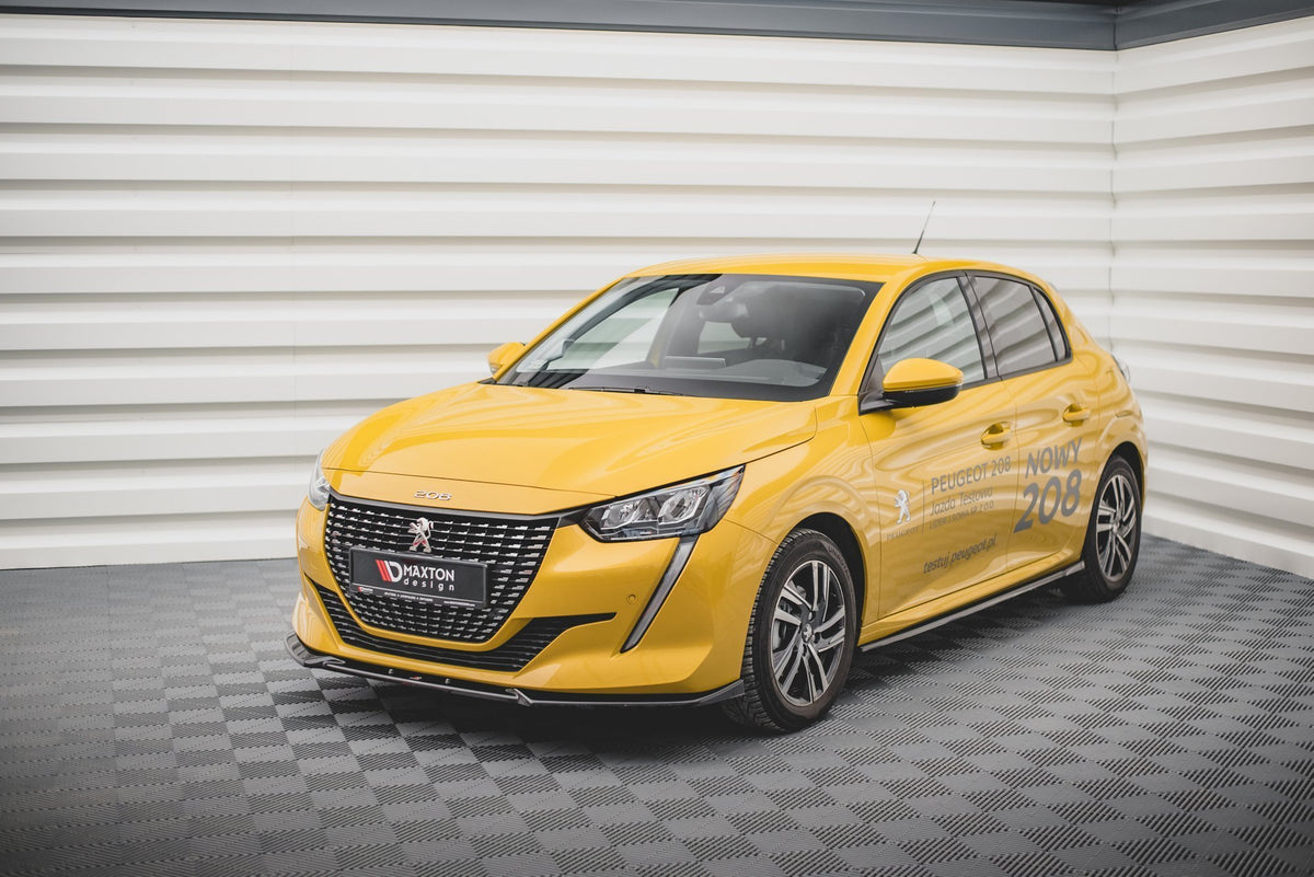 Front Splitter V.2 suitable for Peugeot 208 Mk2