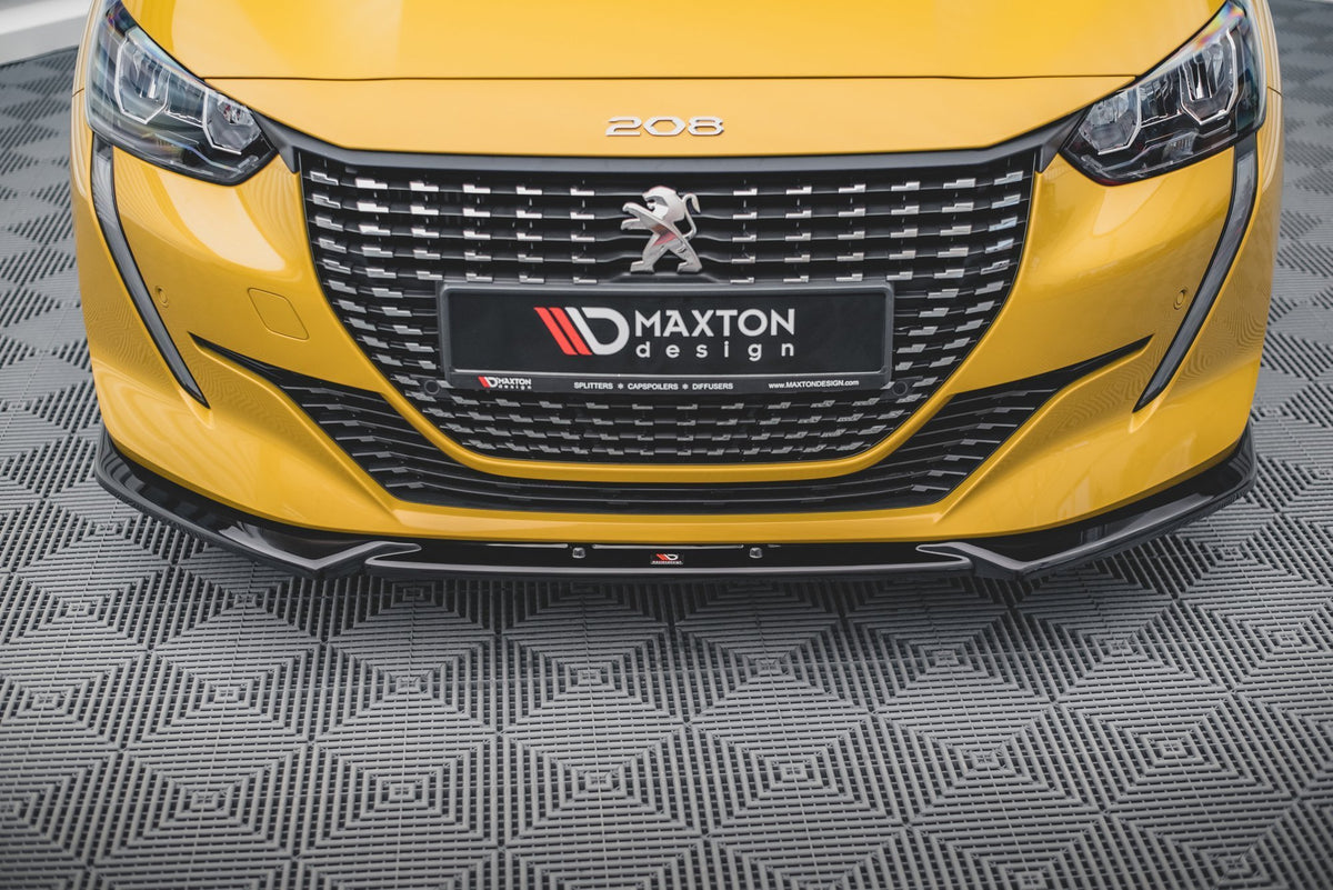 Front Splitter V.2 suitable for Peugeot 208 Mk2