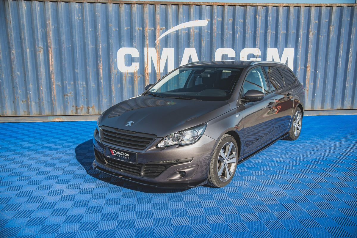 Front Splitter V.2 suitable for Peugeot 308 Mk2