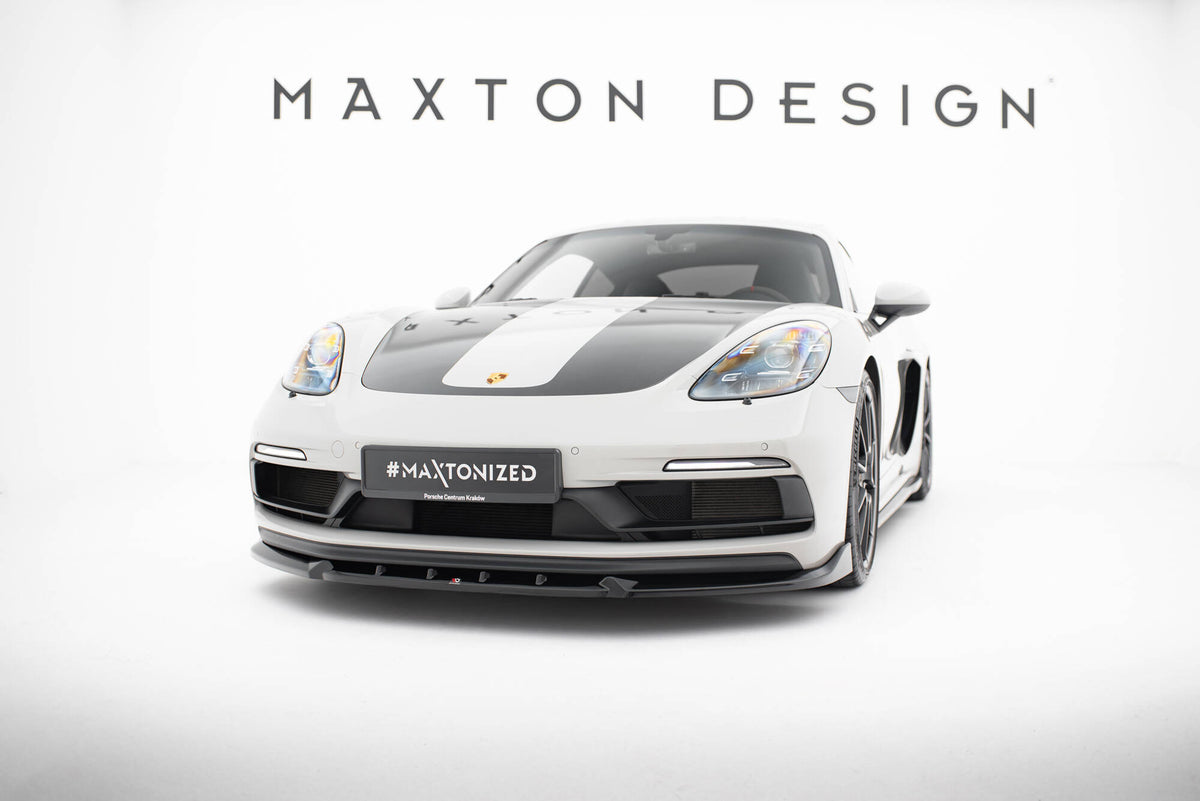 Front Splitter  V.2 suitable for Porsche 718 Cayman GTS 982c / 718 Boxster GTS 982