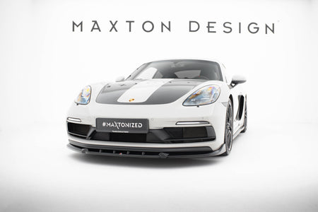 Front Splitter  V.2 suitable for Porsche 718 Cayman GTS 982c / 718 Boxster GTS 982