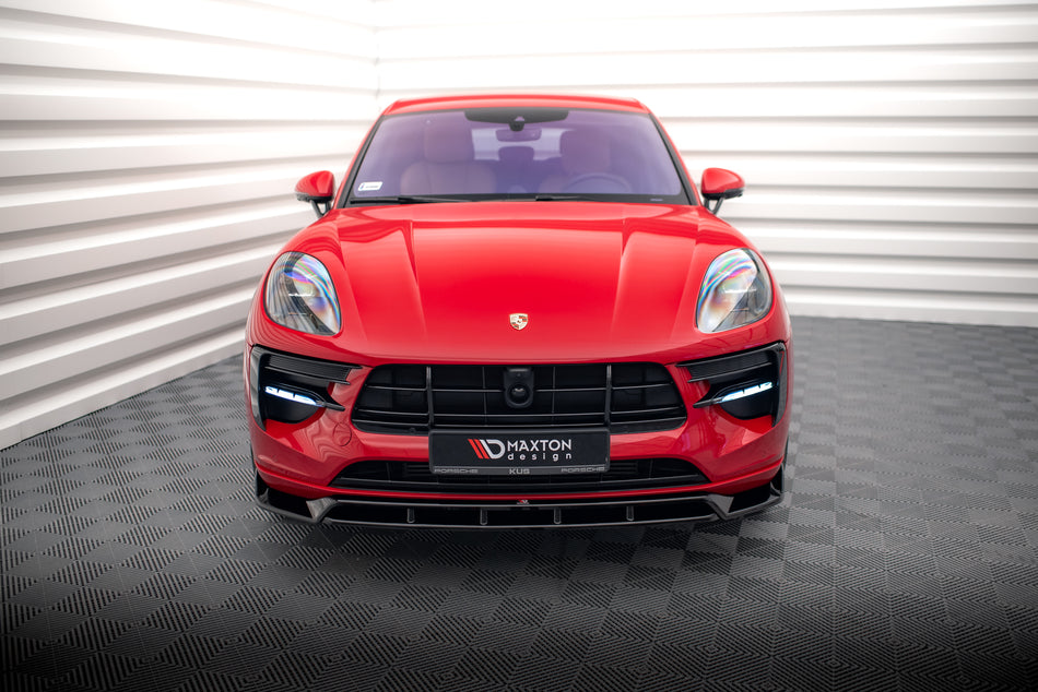 Front Splitter V.2 suitable for Porsche Macan GTS / Sport Design Mk1 Facelift