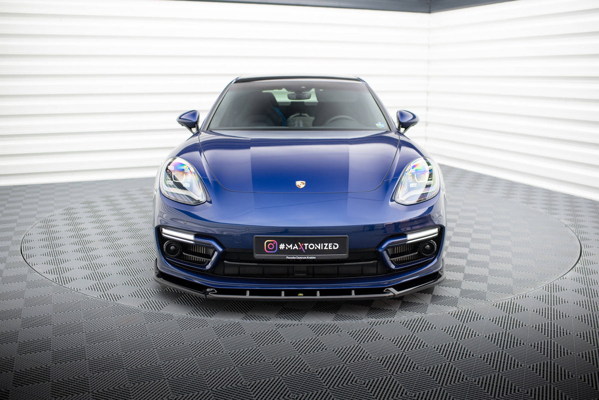 Front Splitter V.2 suitable for Porsche Panamera E-Hybrid 971 Facelift