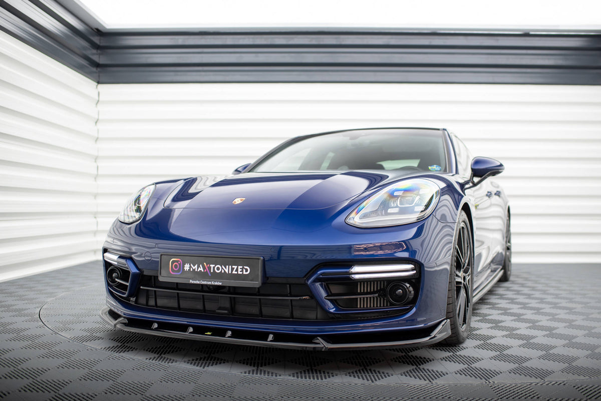 Front Splitter V.2 suitable for Porsche Panamera E-Hybrid 971 Facelift