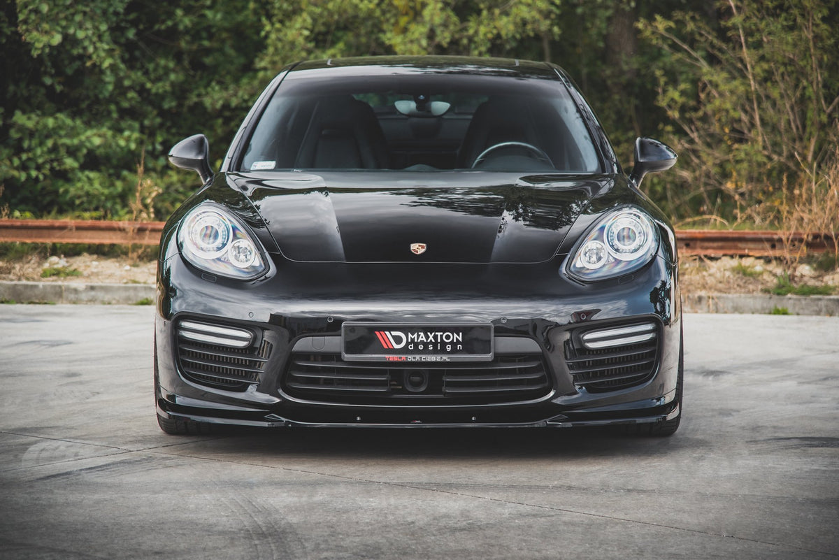 Front Splitter V.2 suitable for Porsche Panamera Turbo 970 Facelift