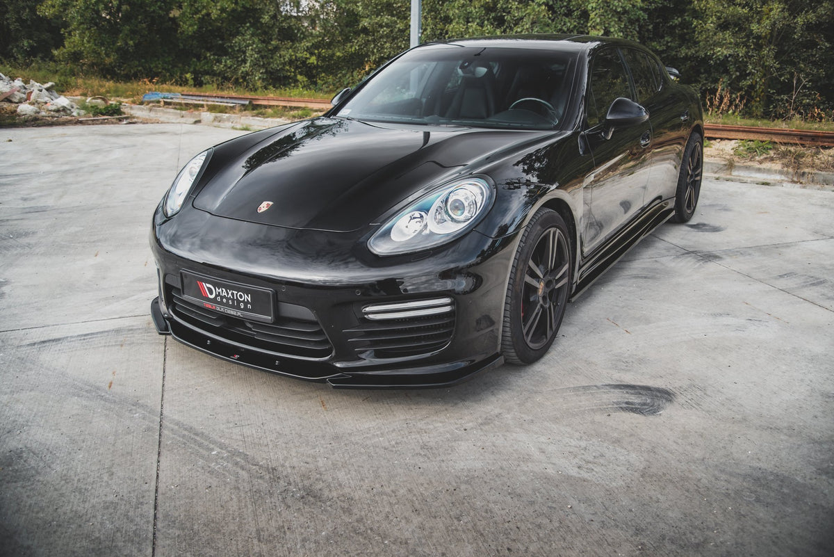 Front Splitter V.2 suitable for Porsche Panamera Turbo 970 Facelift