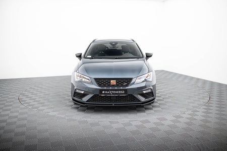 Front Splitter V.2 suitable for Seat Leon Cupra / FR Mk3 FL