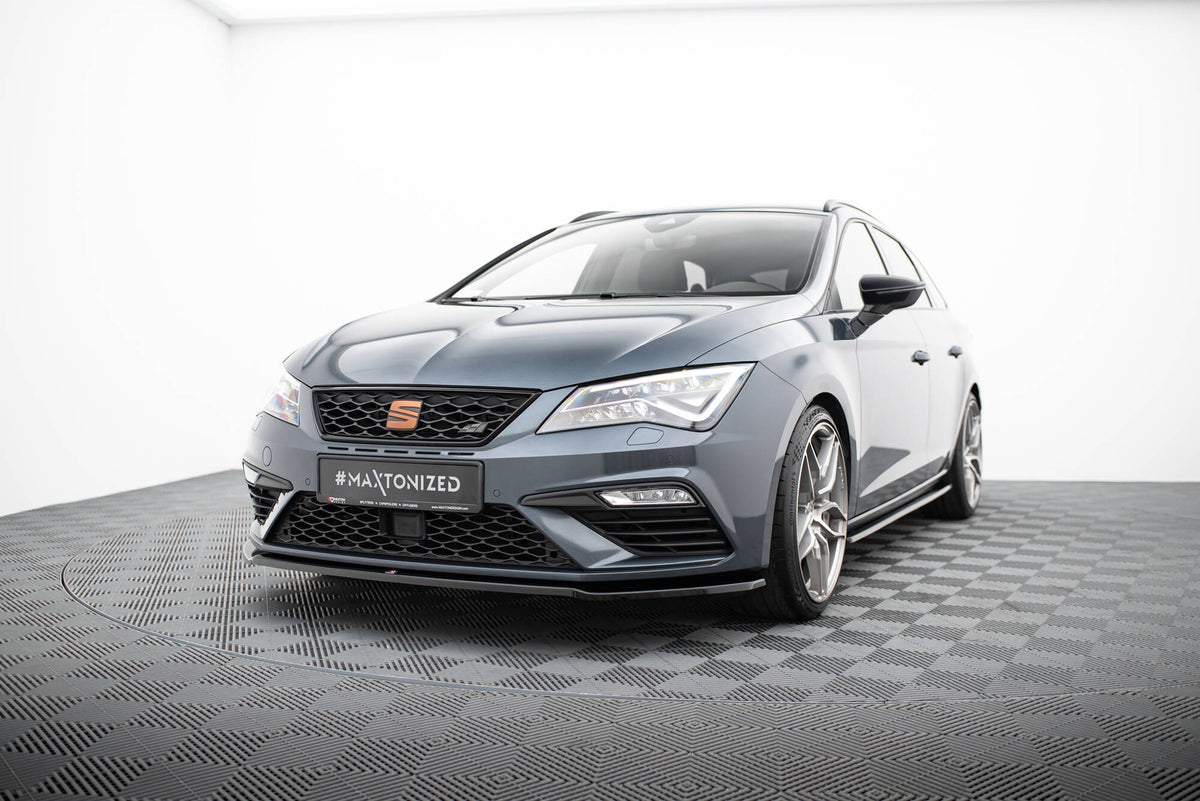 Front Splitter V.2 suitable for Seat Leon Cupra / FR Mk3 FL