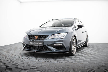 Front Splitter V.2 suitable for Seat Leon Cupra / FR Mk3 FL