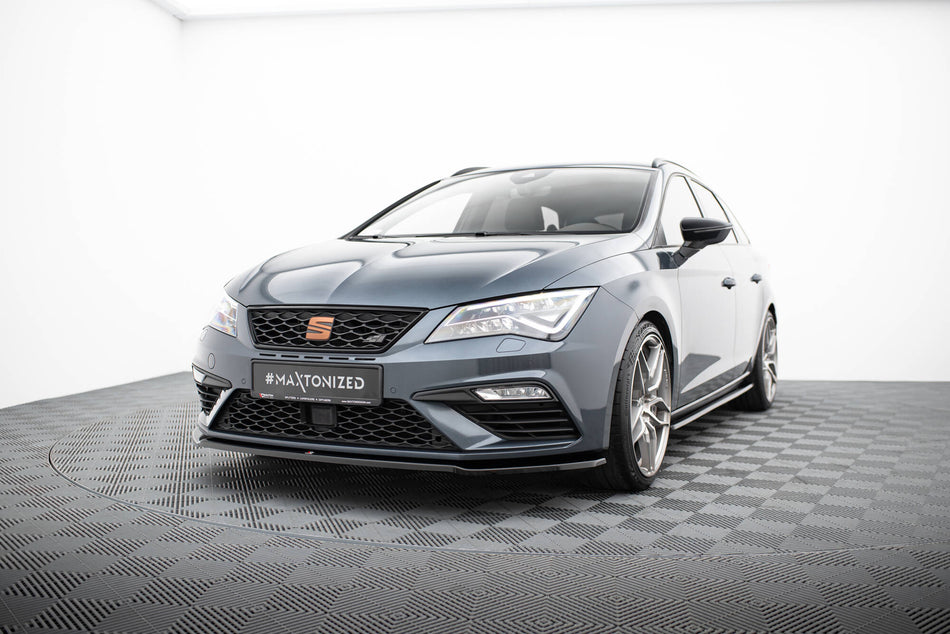Front Splitter V.2 suitable for Seat Leon Cupra / FR Mk3 FL