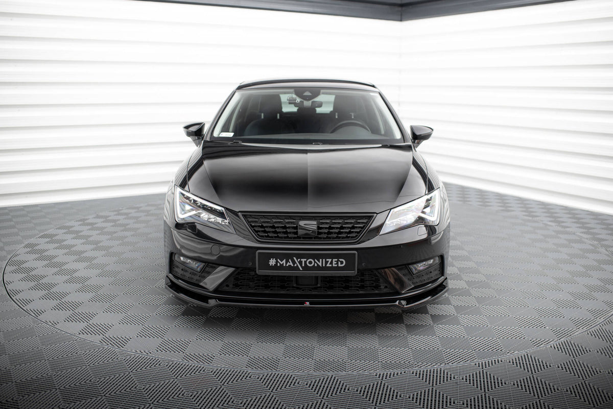 Front Splitter V.2 suitable for Seat Leon Mk3 Facelift