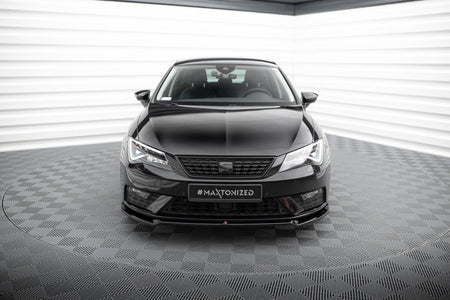 Front Splitter V.2 suitable for Seat Leon Mk3 Facelift