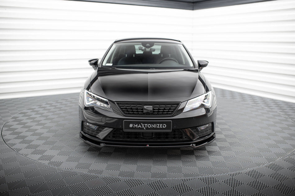 Front Splitter V.2 suitable for Seat Leon Mk3 Facelift