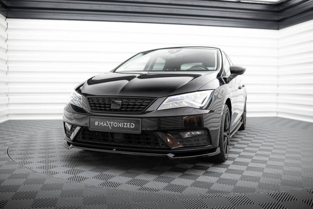 Front Splitter V.2 suitable for Seat Leon Mk3 Facelift