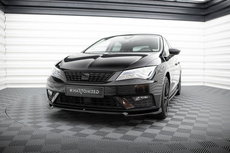 Front Splitter V.2 suitable for Seat Leon Mk3 Facelift