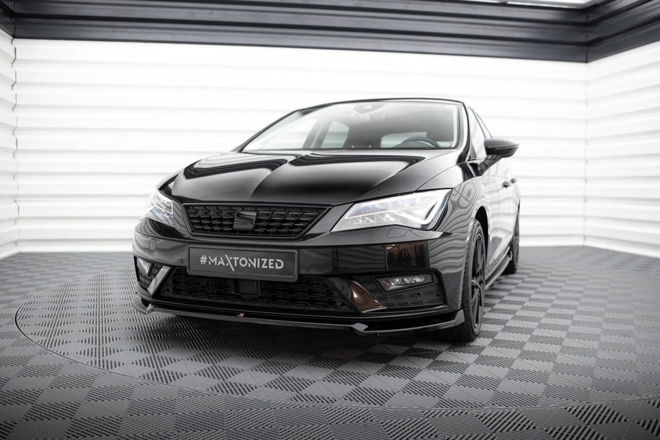 Front Splitter V.2 suitable for Seat Leon Mk3 Facelift