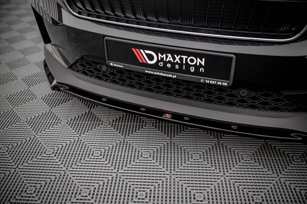 Front Splitter V.2 suitable for Skoda Enyaq iV