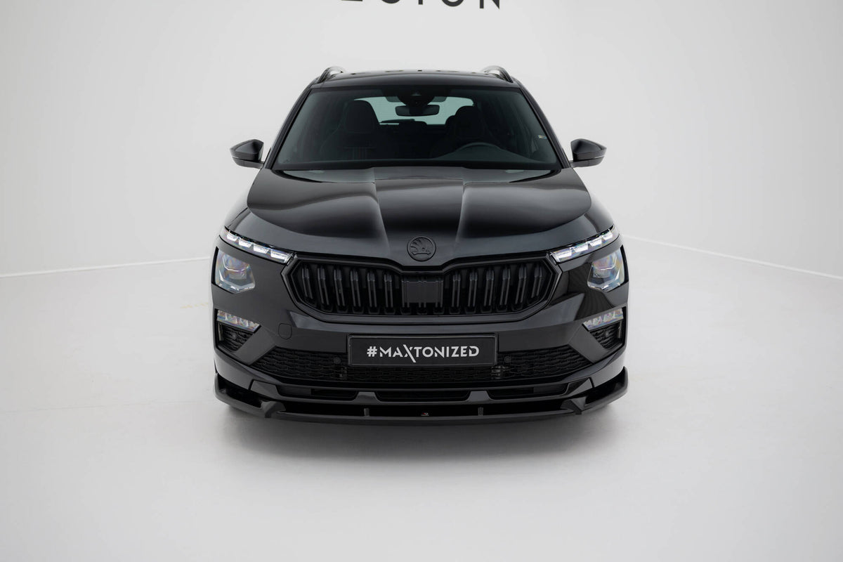 Front Splitter V.2 suitable for Skoda Kamiq Monte Carlo Mk1 Facelift