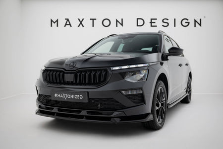 Front Splitter V.2 suitable for Skoda Kamiq Monte Carlo Mk1 Facelift