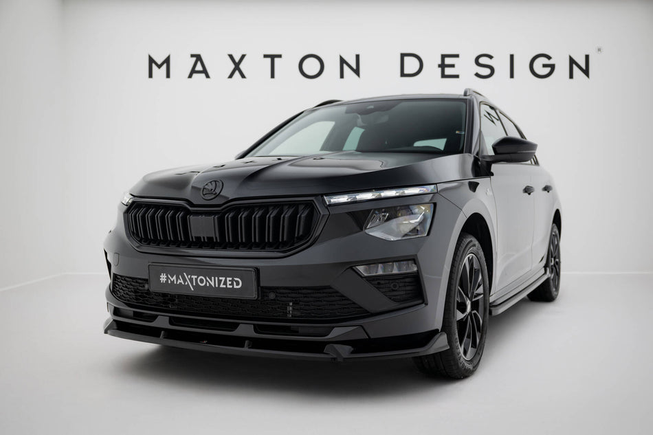 Front Splitter V.2 suitable for Skoda Kamiq Monte Carlo Mk1 Facelift