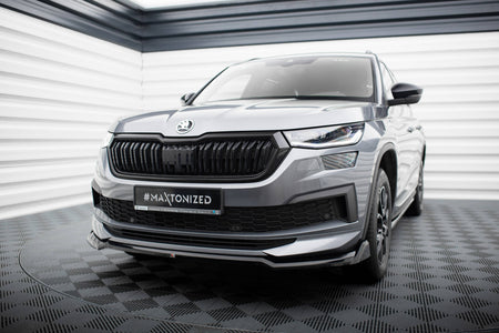 Front Splitter V.2 suitable for Skoda Kodiaq Sportline Mk1 Facelift
