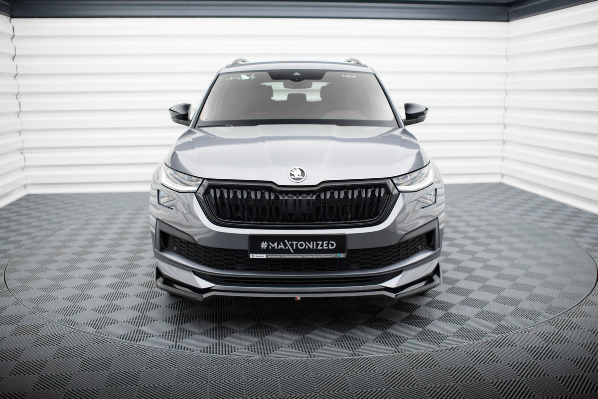 Front Splitter V.2 suitable for Skoda Kodiaq Sportline Mk1 Facelift