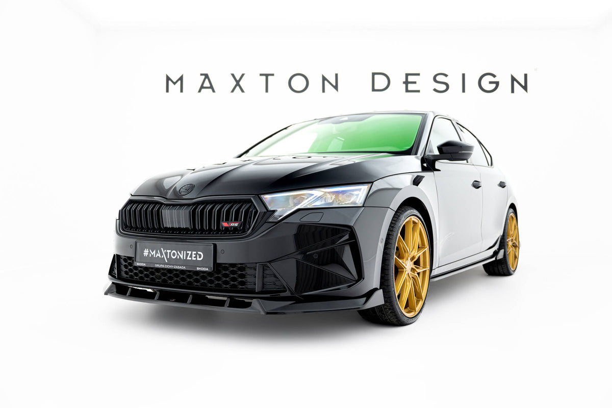 Front Splitter V.2 suitable for Skoda Octavia RS Liftback / Combi Mk4 Facelift