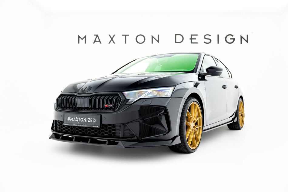 Front Splitter V.2 suitable for Skoda Octavia RS Liftback / Combi Mk4 Facelift