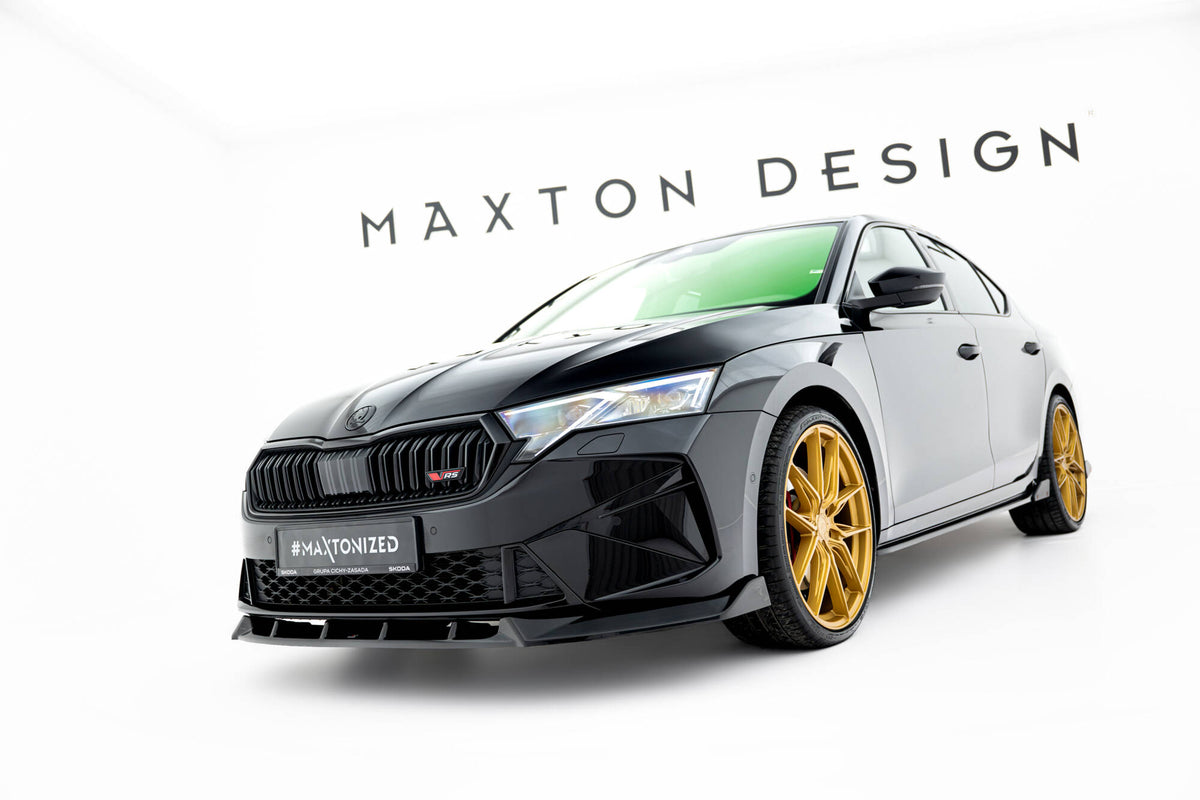 Front Splitter V.2 suitable for Skoda Octavia RS Liftback / Combi Mk4 Facelift