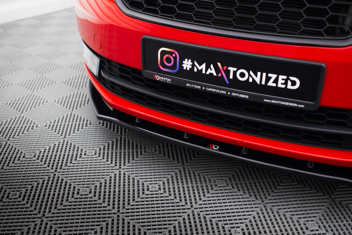 Front Splitter V.2 suitable for Skoda Rapid