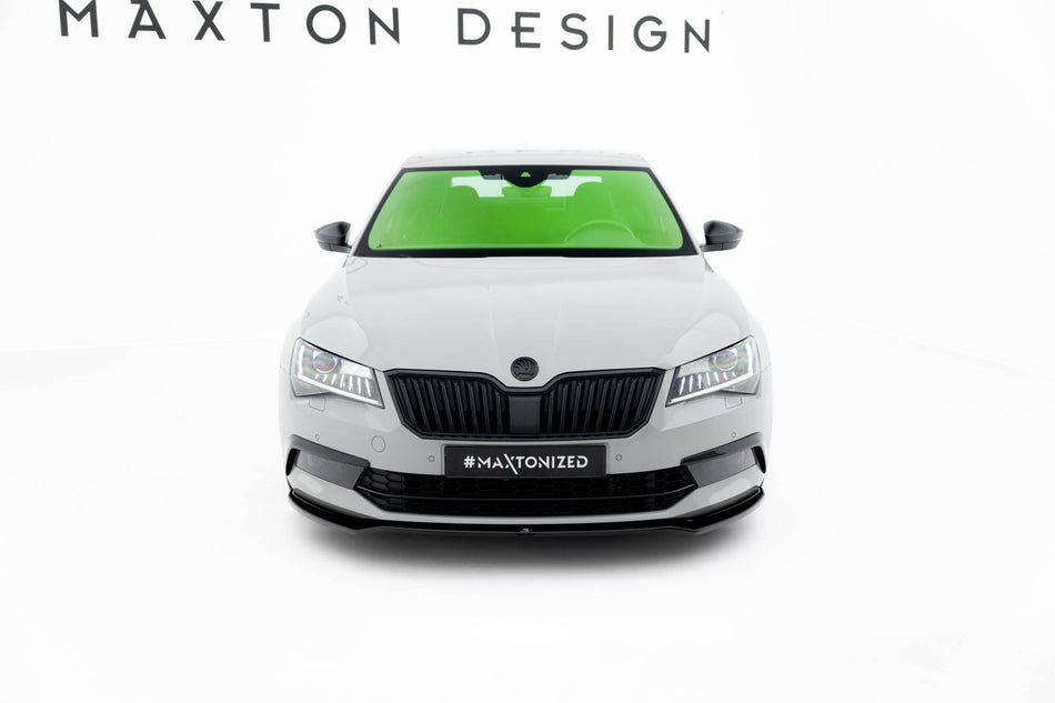 Front Splitter V.2 suitable for Skoda Superb Liftback / Combi Mk3