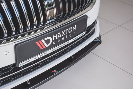 Front Splitter V.2 suitable for Skoda Superb Liftback / Combi Mk3 Facelift