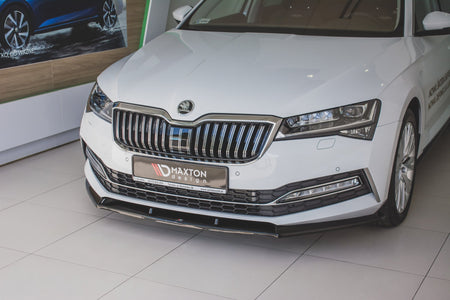 Front Splitter V.2 suitable for Skoda Superb Liftback / Combi Mk3 Facelift