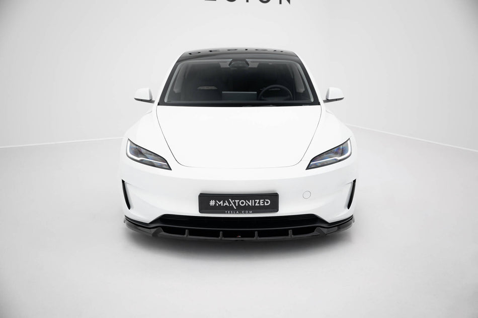 Front Splitter V.2 suitable for Tesla Model 3 Performance Mk1 Facelift