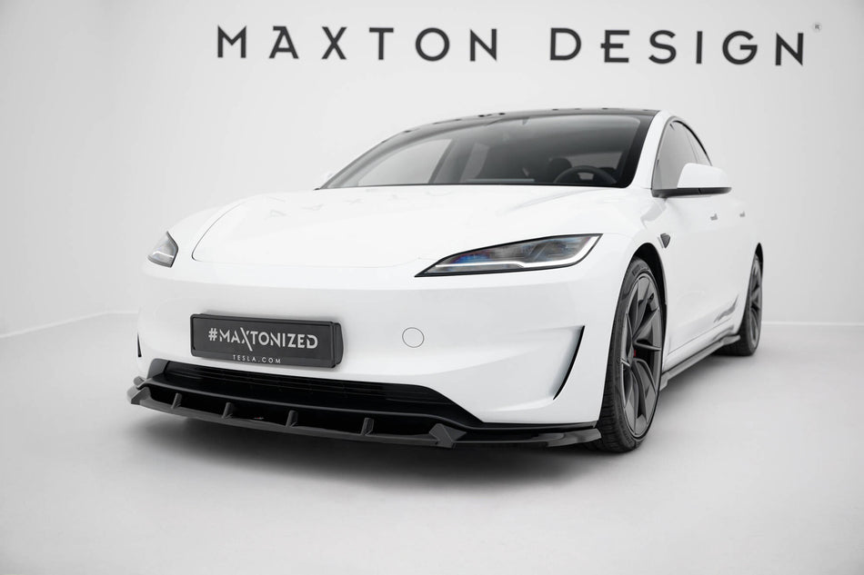 Front Splitter V.2 suitable for Tesla Model 3 Performance Mk1 Facelift