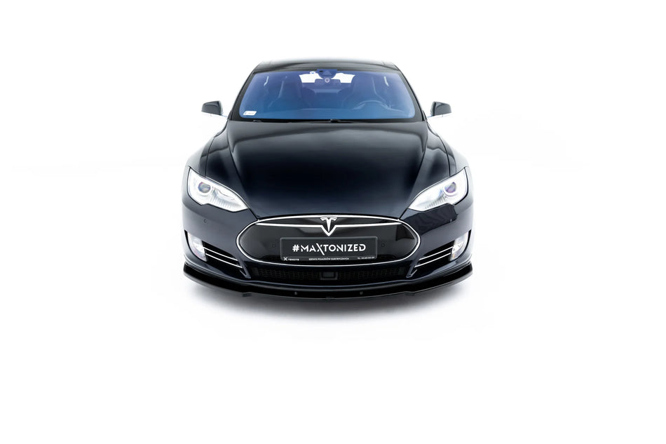 Front Splitter V.2 suitable for Tesla Model S Mk1