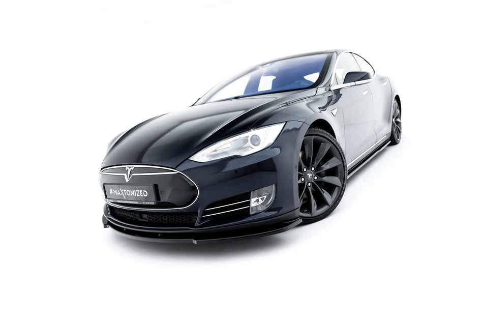 Front Splitter V.2 suitable for Tesla Model S Mk1