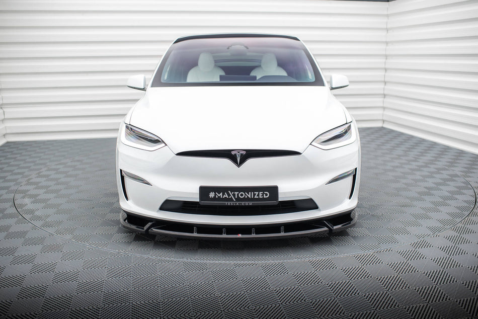 Front Splitter V.2 suitable for Tesla Model X Mk1 Facelift